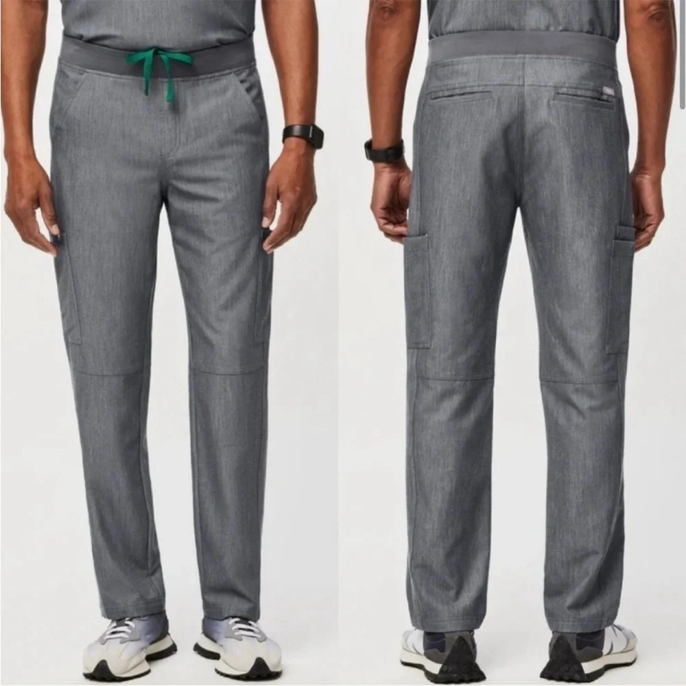 Figs Mens‎ Axim Cargo Scrub Pants Graphite XS NWT